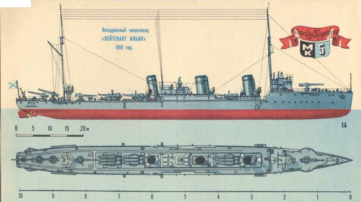 Минный крейсер лейтенант Ильин