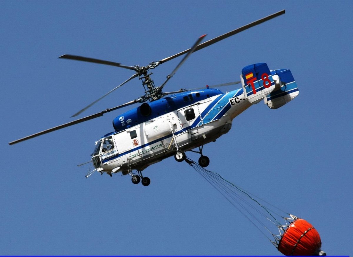 Пожарный вертолет ка-32