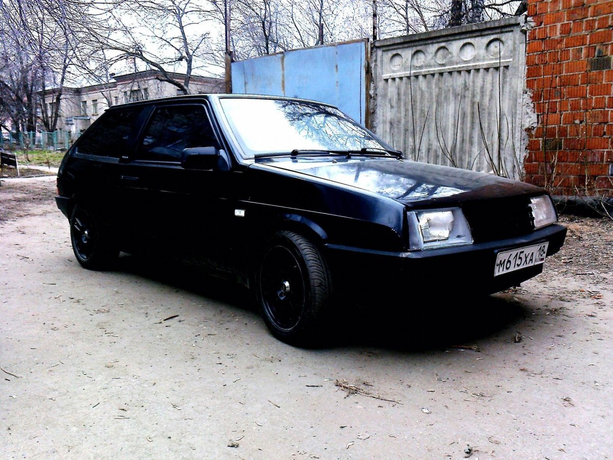 Lada 2108 черная