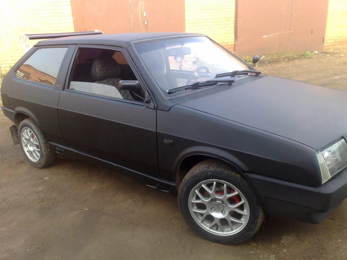 ВАЗ 2108 черная матовая