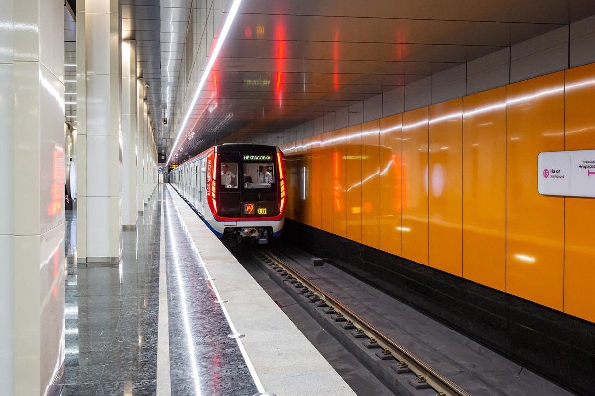 Московский метрополитен станция Лухмановская