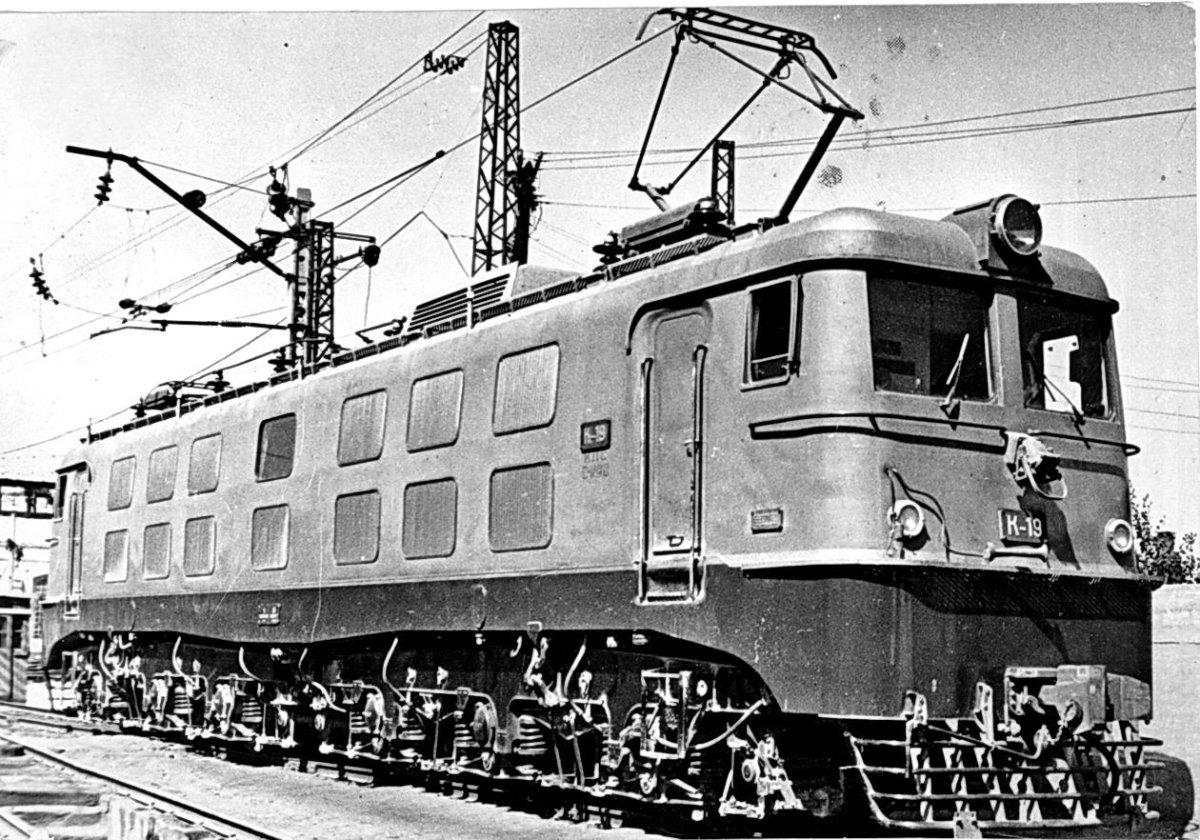 Электровоз к2 к1 1966 года Чехословакия