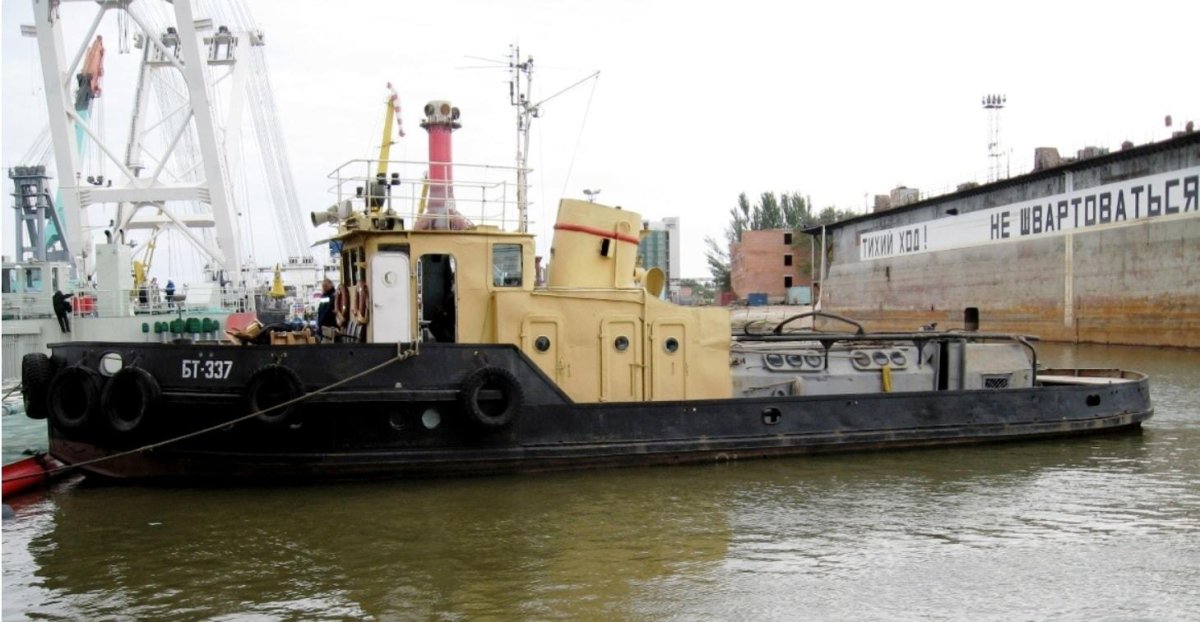 Буксирный теплоход БТ-337