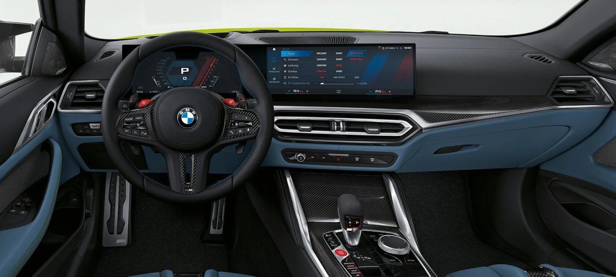 BMW m4 2020 салон