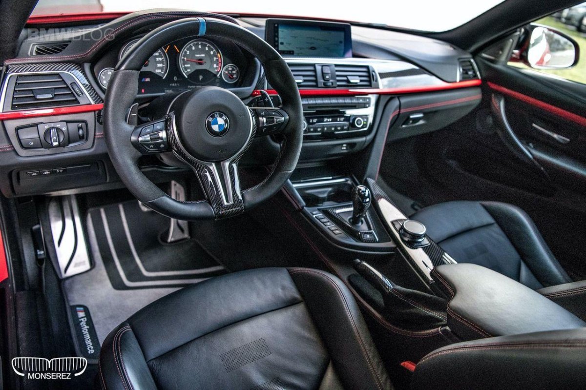 БМВ m4 салон