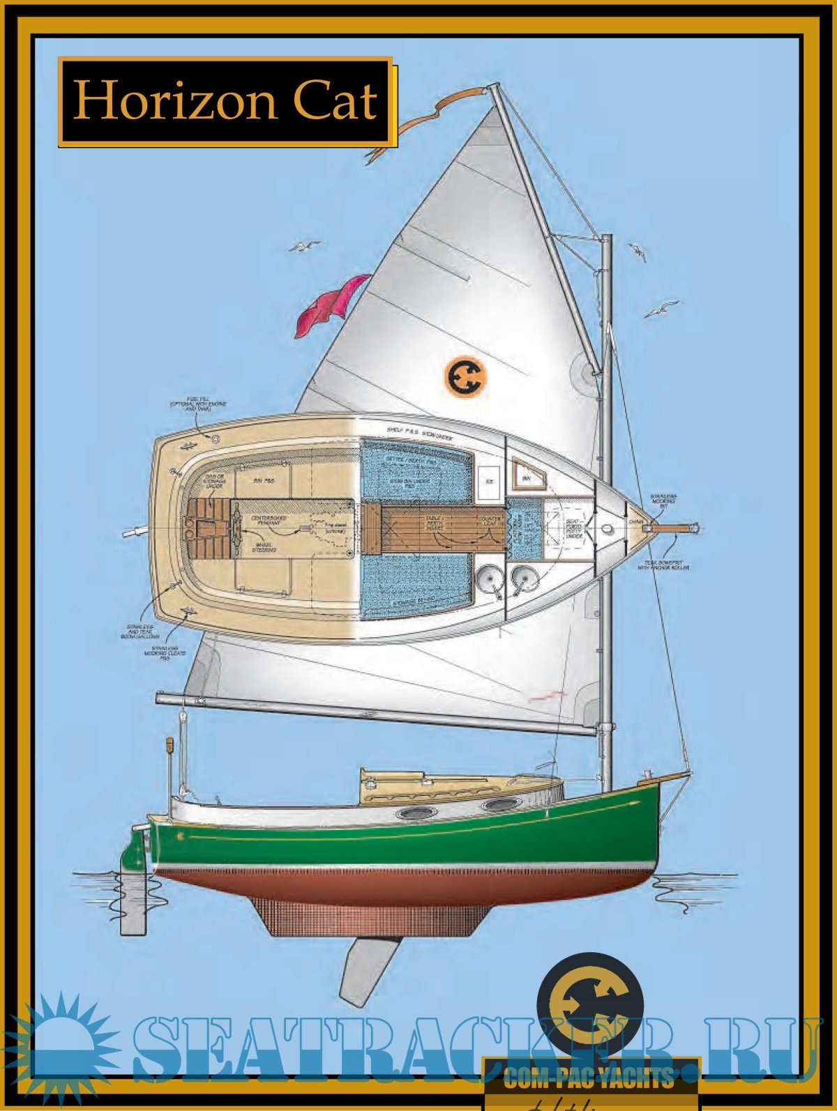 Швертбот КЭТБОТ