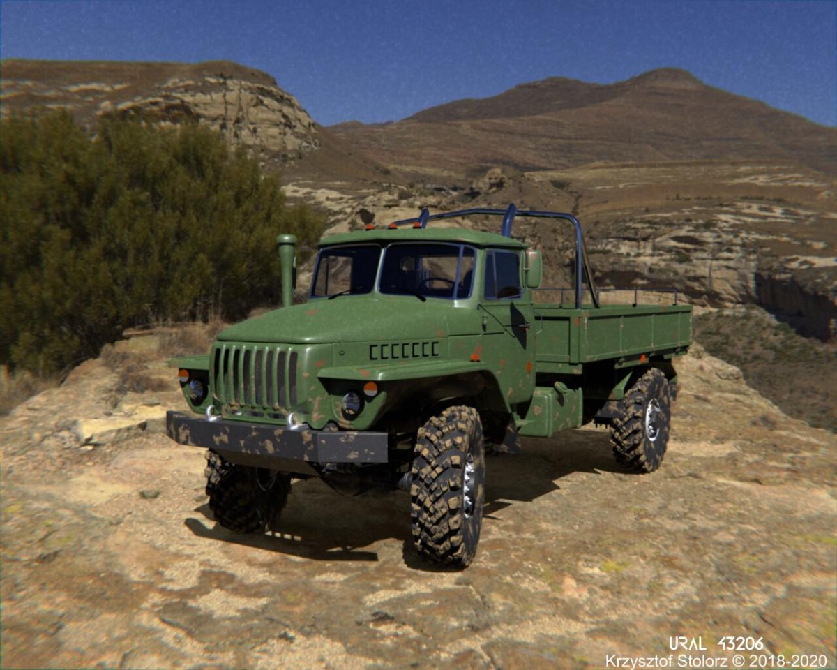 Урал 43206 самосвал