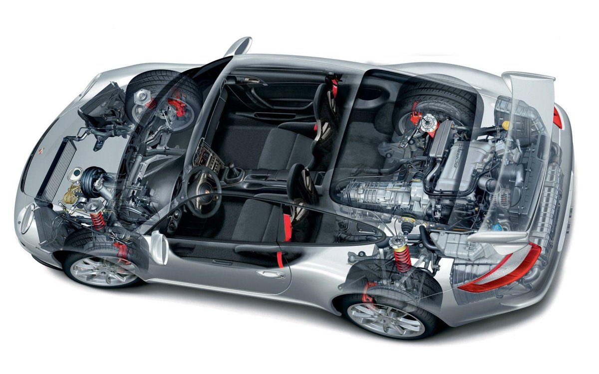 Porsche Carrera 911 двигатель