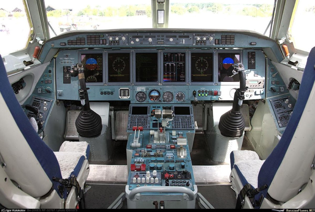 Ил-114-300 кабина