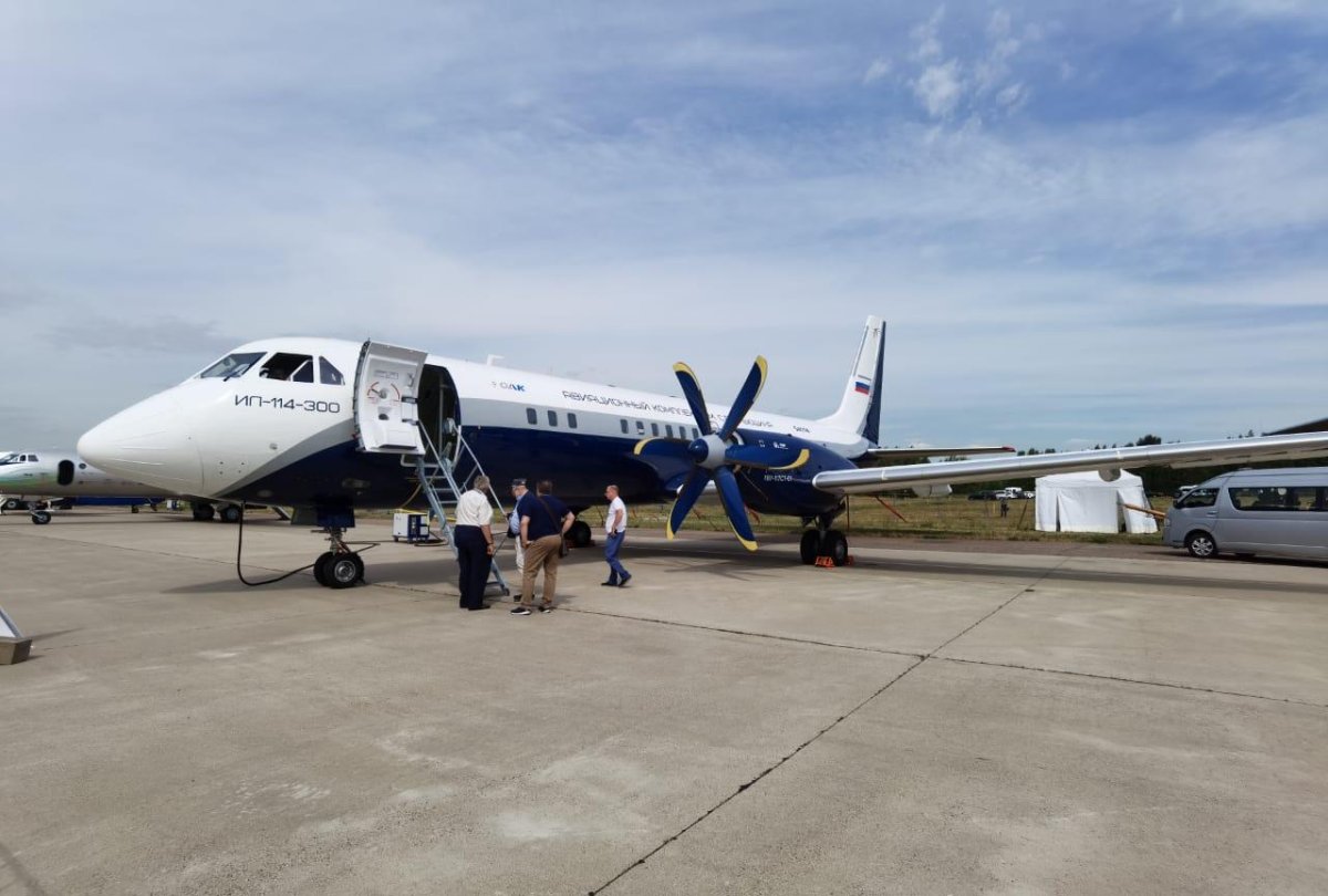 Ил 114 300 на Макс 2021