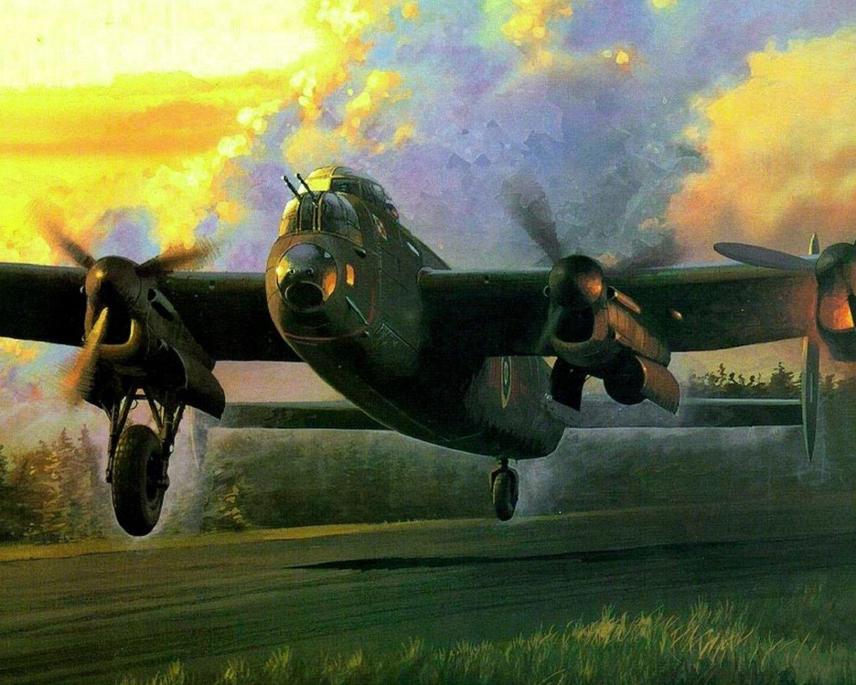 Самолеты на картинах Nicolas Trudgian