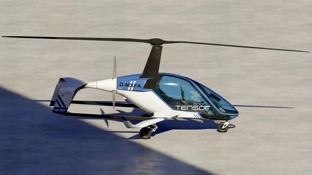 Аэротакси-автожир Tensor 600xгабариты?
