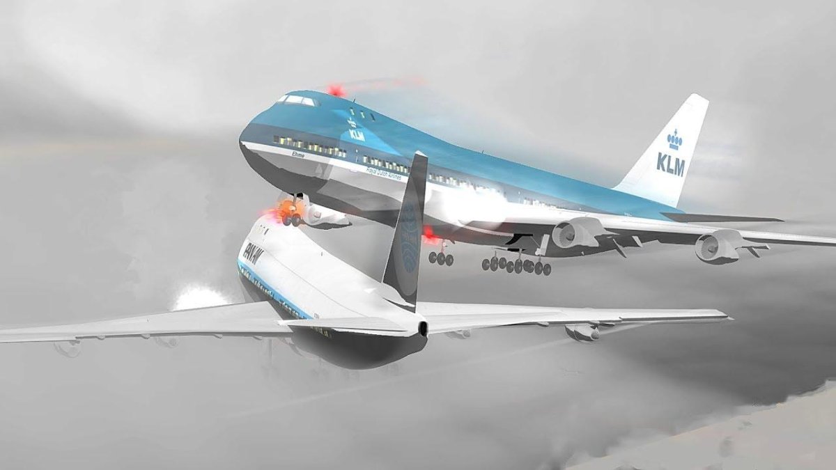 Столкновение ил 76 и Боинг 747