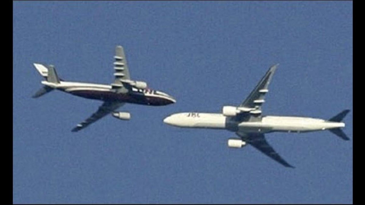 Столкновение самолетов в воздухе