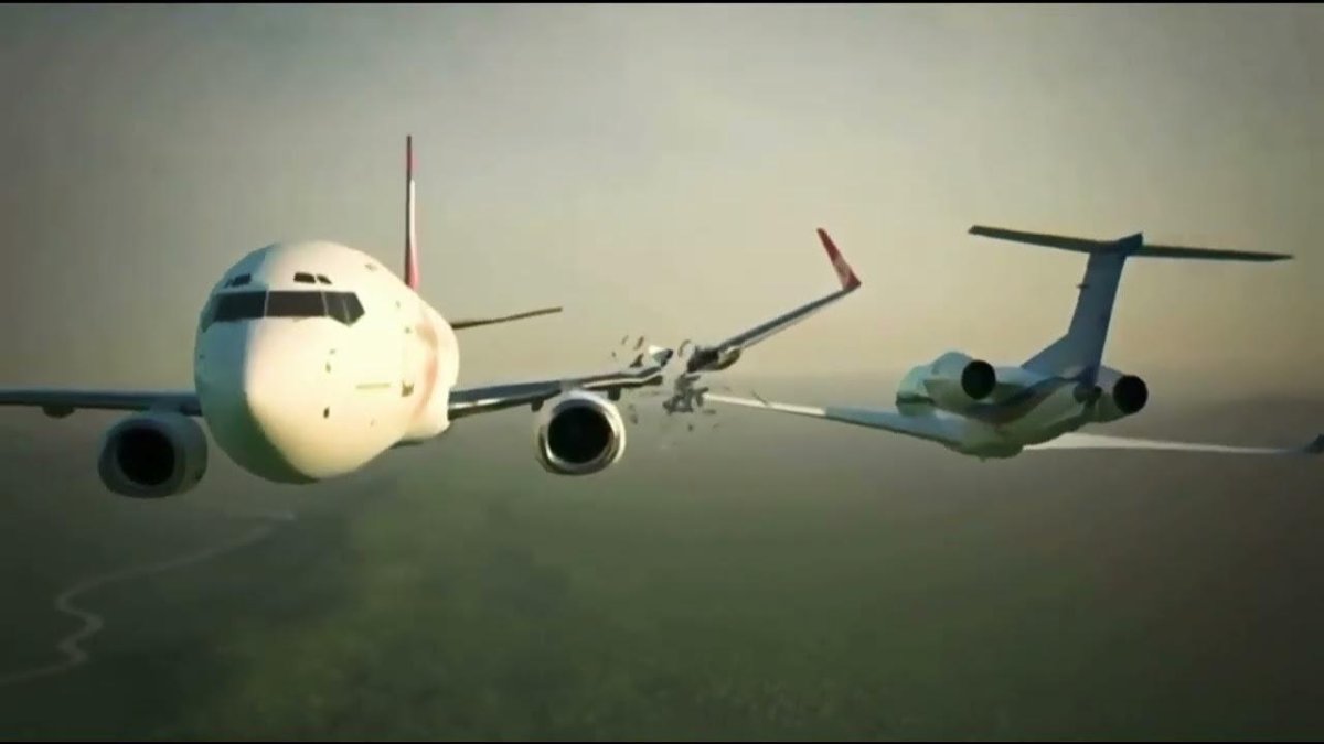 Столкновение самолетов в воздухе