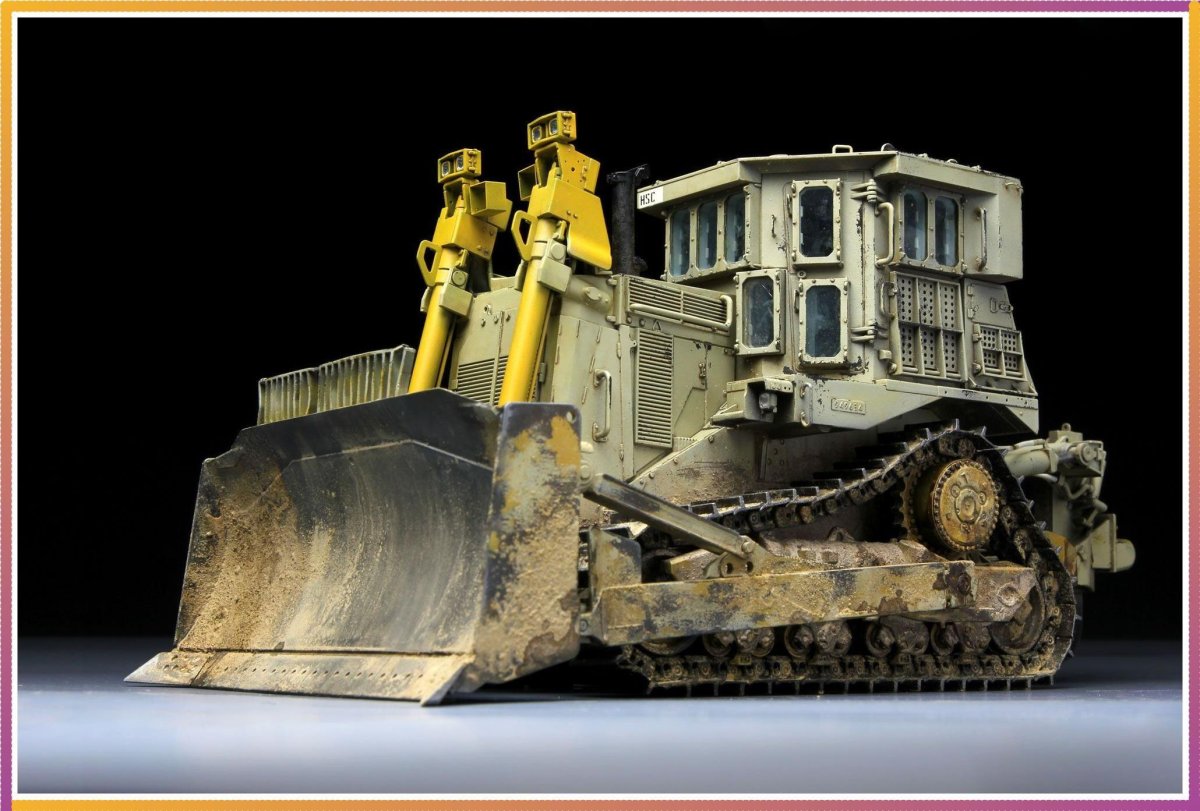 SS-002 техника и вооружение d9r Armored Bulldozer (1:35)