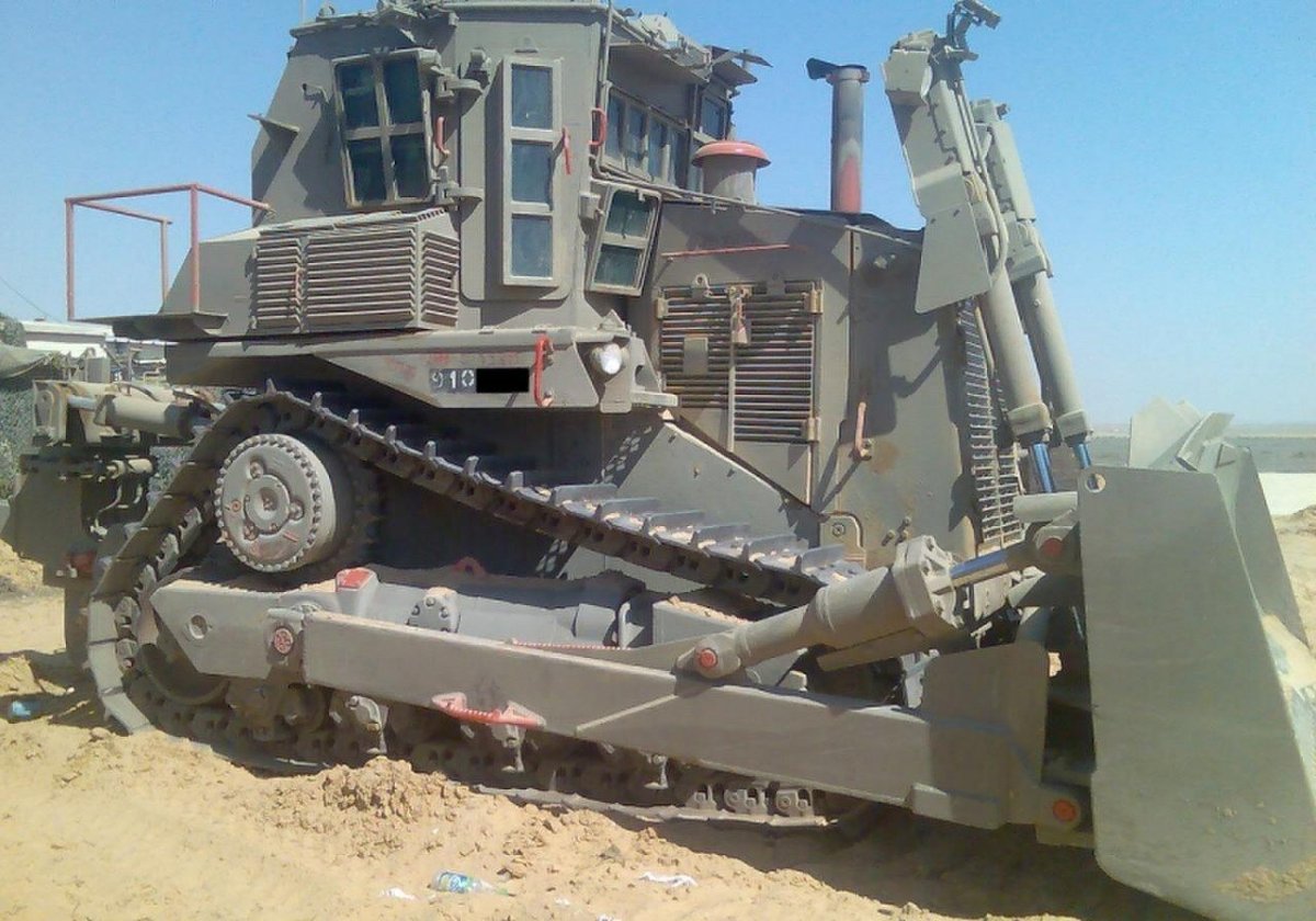 Израильский бульдозер d9r