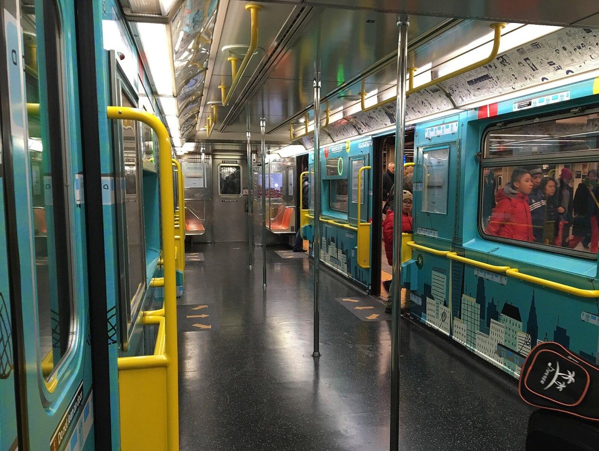 Вагоны метро Нью-Йорка