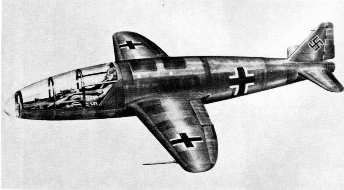 Реактивный самолёт Heinkel he 176