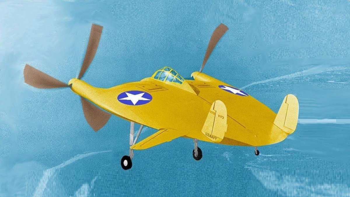 Летающий блин Vought v-173