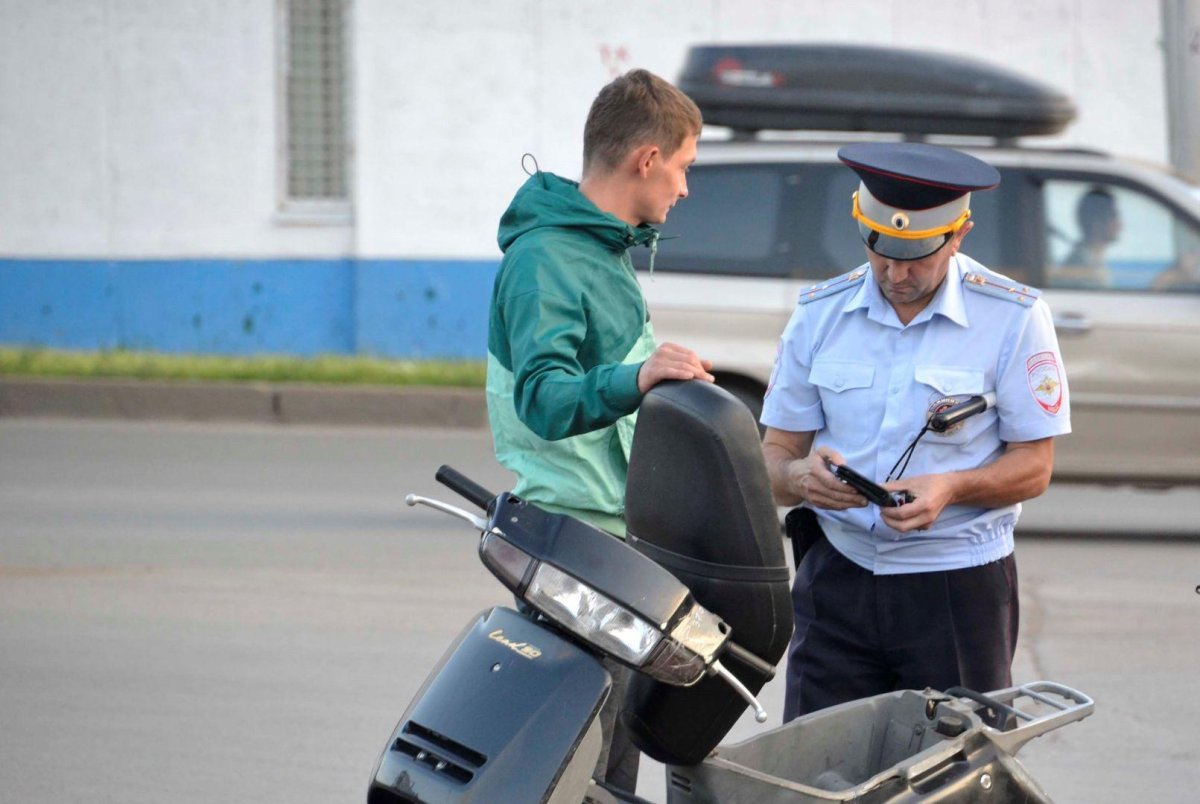 Мотоцикл ГИБДД