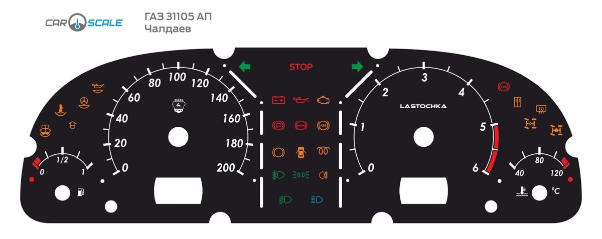 Панель приборов контрольные лампы ГАЗ 3110