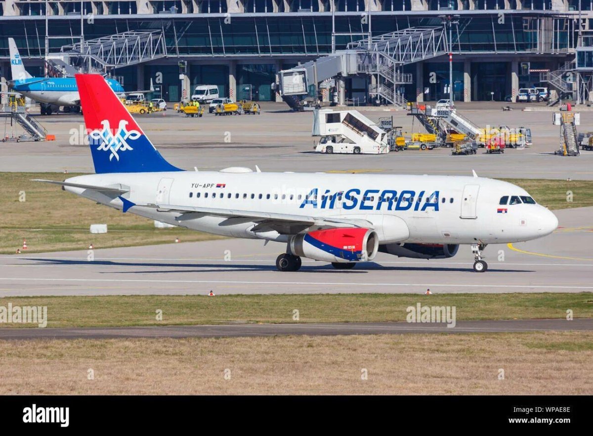 Airbus a319-132 Эйр Сербия