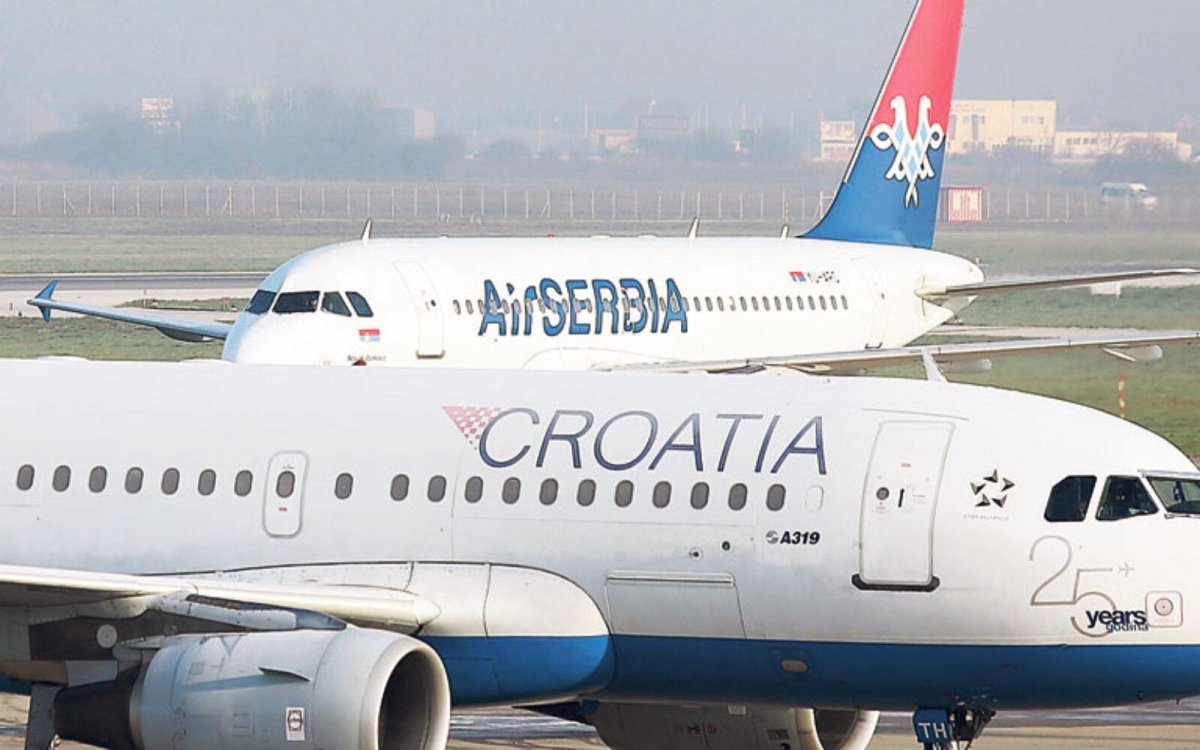 Serbia Airlines Flag