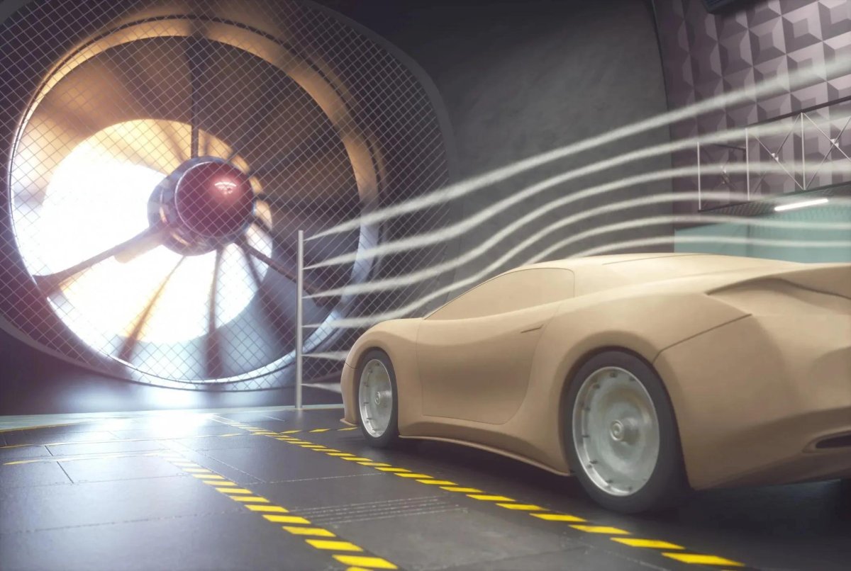 Визуализация течения в аэродинамической трубе