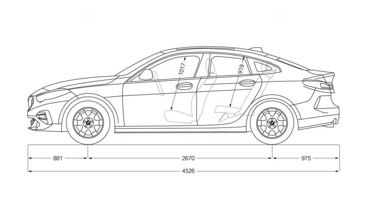 BMW 4 Coupe габариты