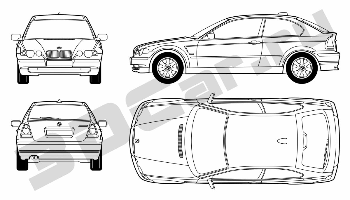 BMW m5 e39 Blueprint