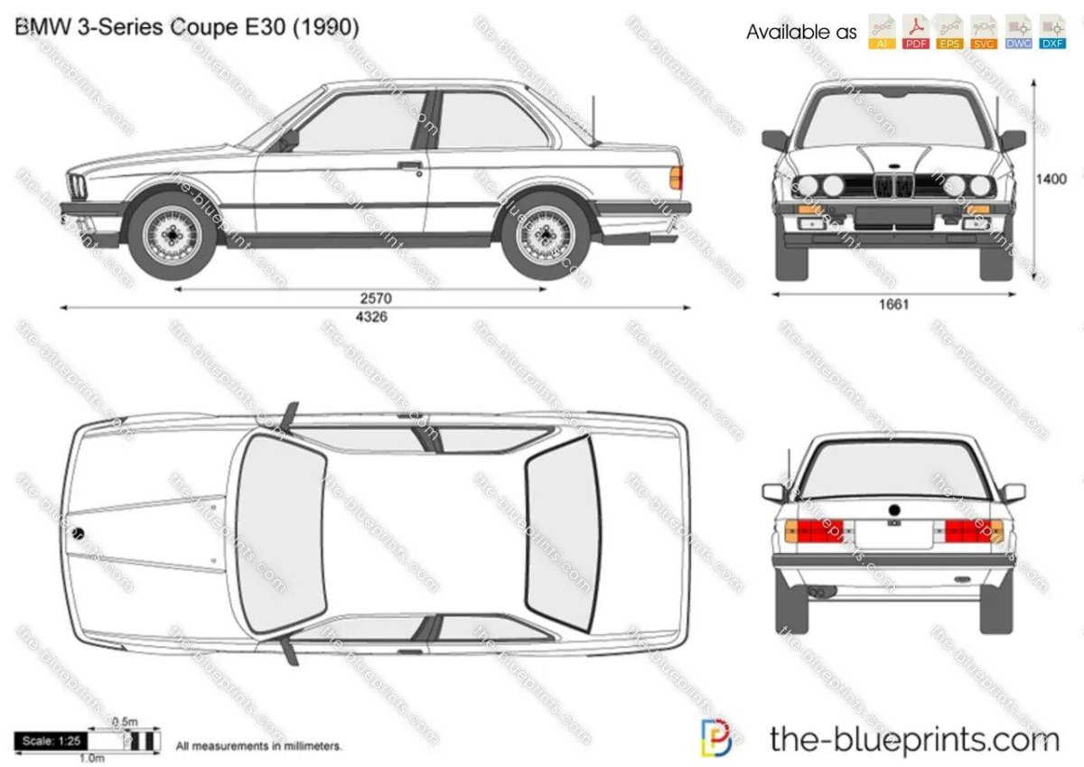 BMW m3 e30 Blueprint