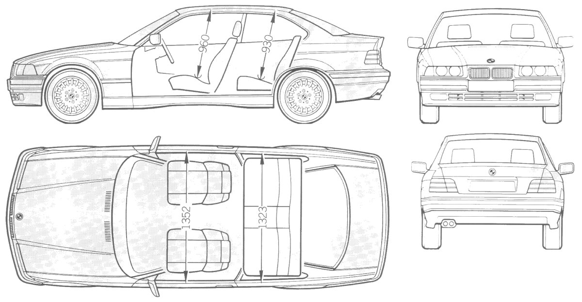 BMW e36 Blueprint