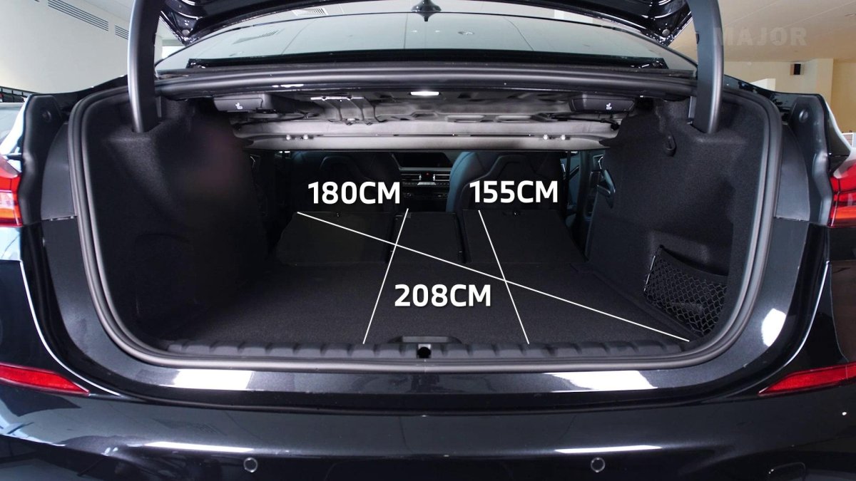 Размер багажника BMW f10 ширина