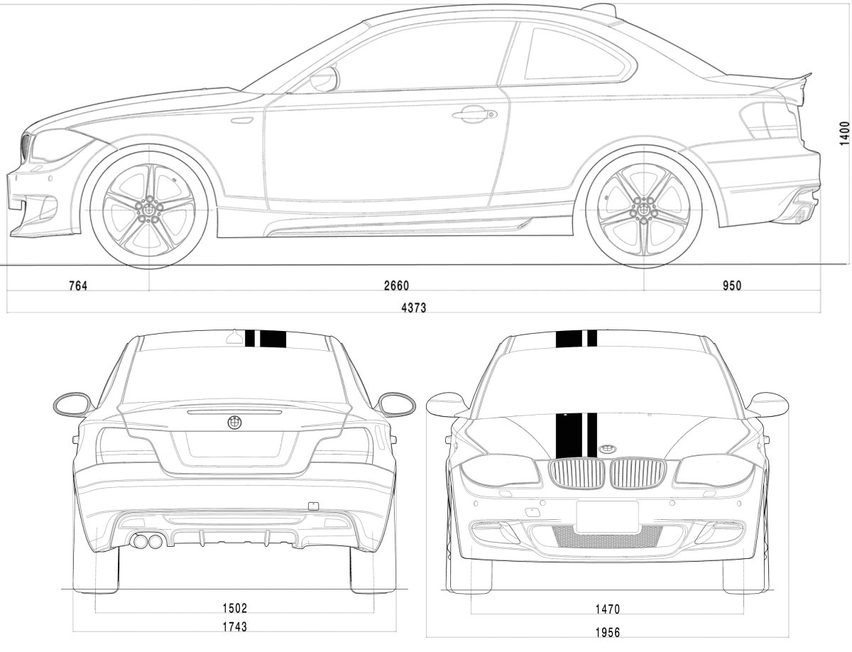 BMW m5 e60 Blueprint