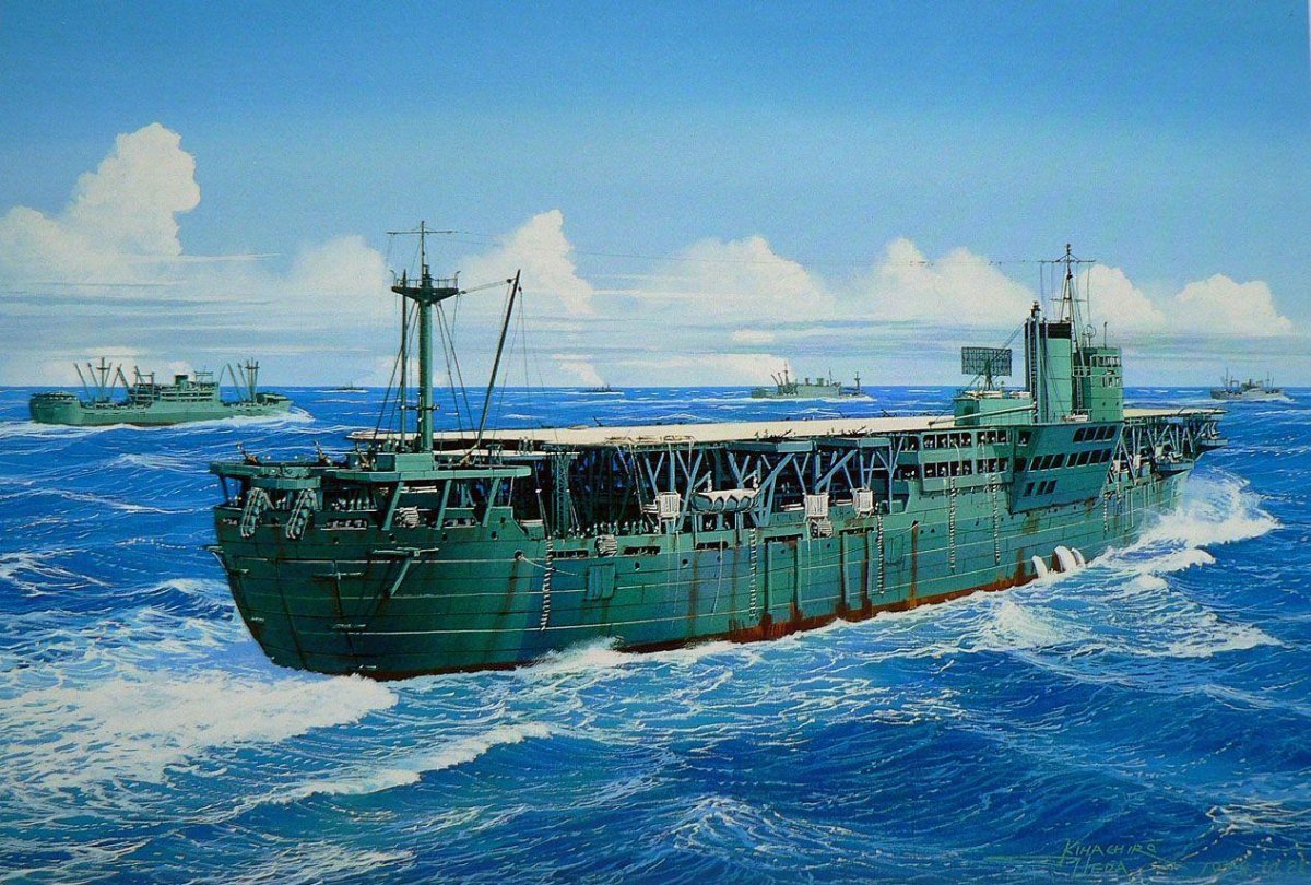 Ямато-Мару авианосец