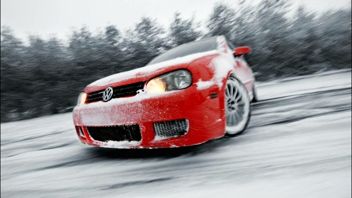 Машина в заносе