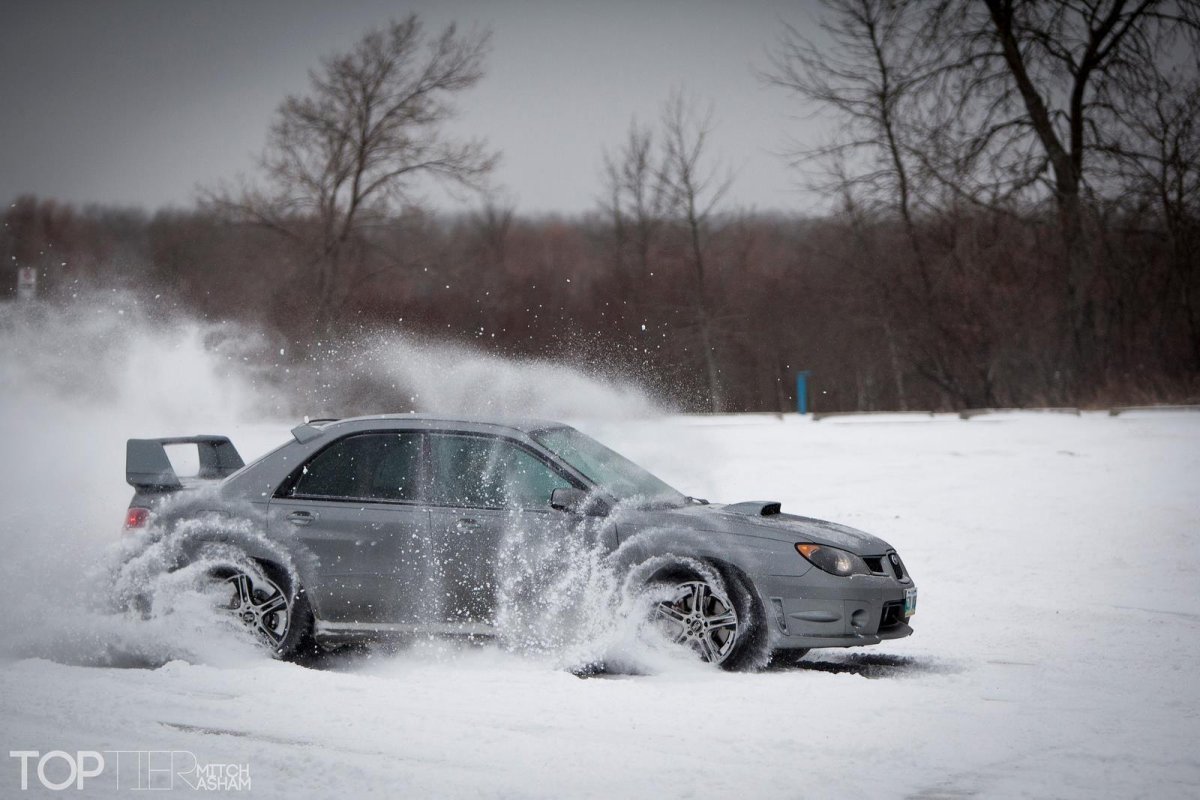 Субару зимний дрифт
