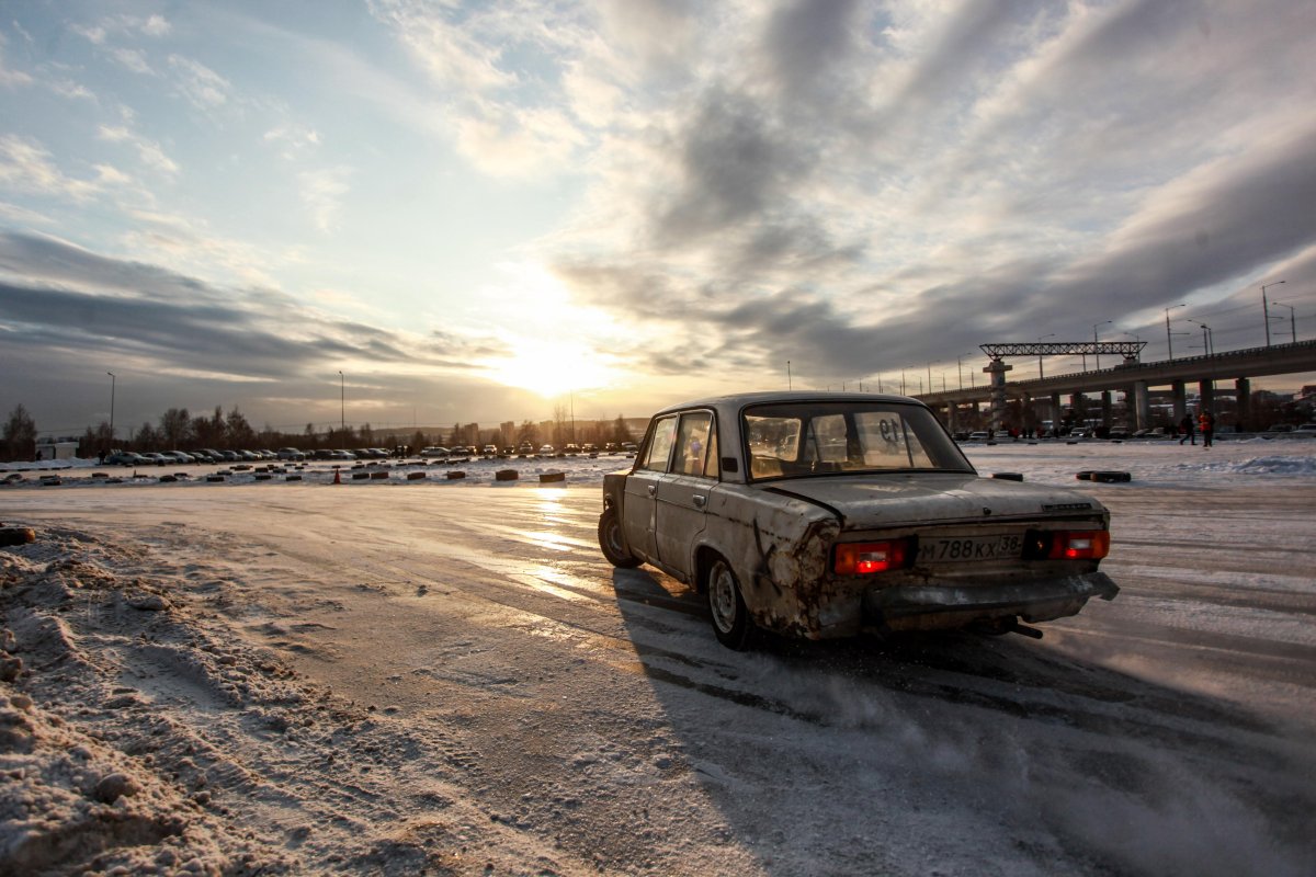 Жига дрифт зима