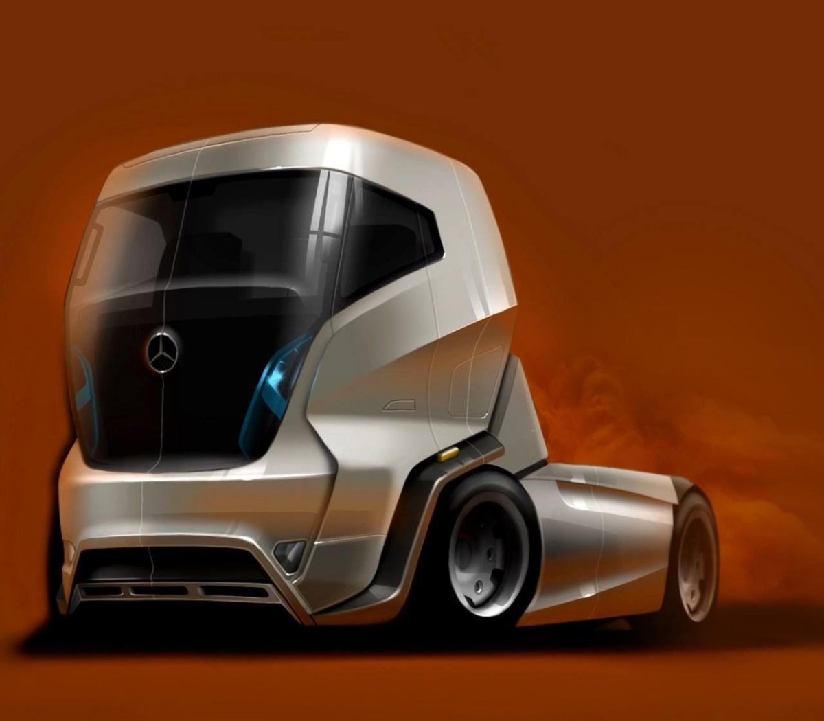 Мерседес тягач концепт