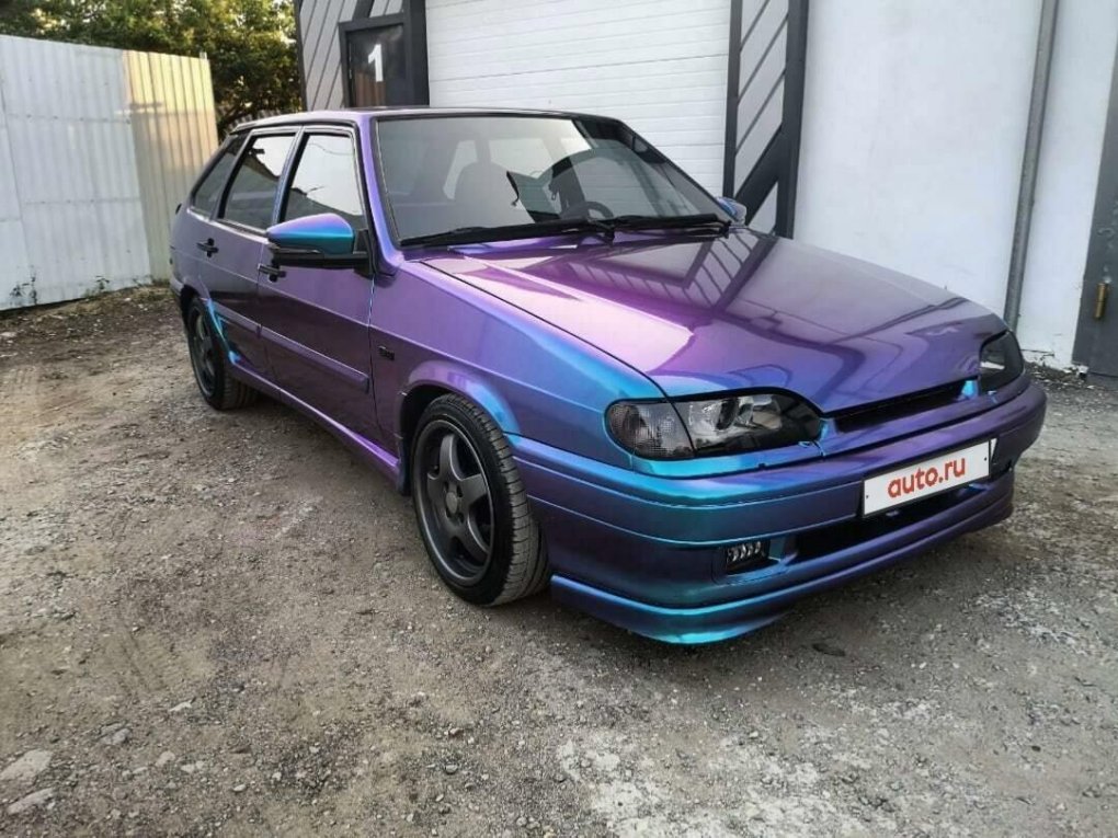 ВАЗ 2114 фиолетовый хамелеон