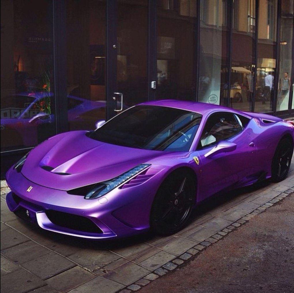 Феррари f40 фиолетовая