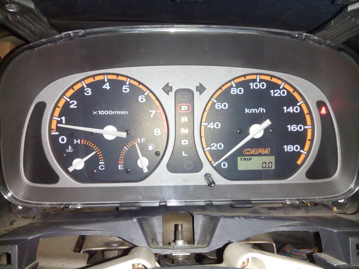 Honda capa 2001 снятие приборки