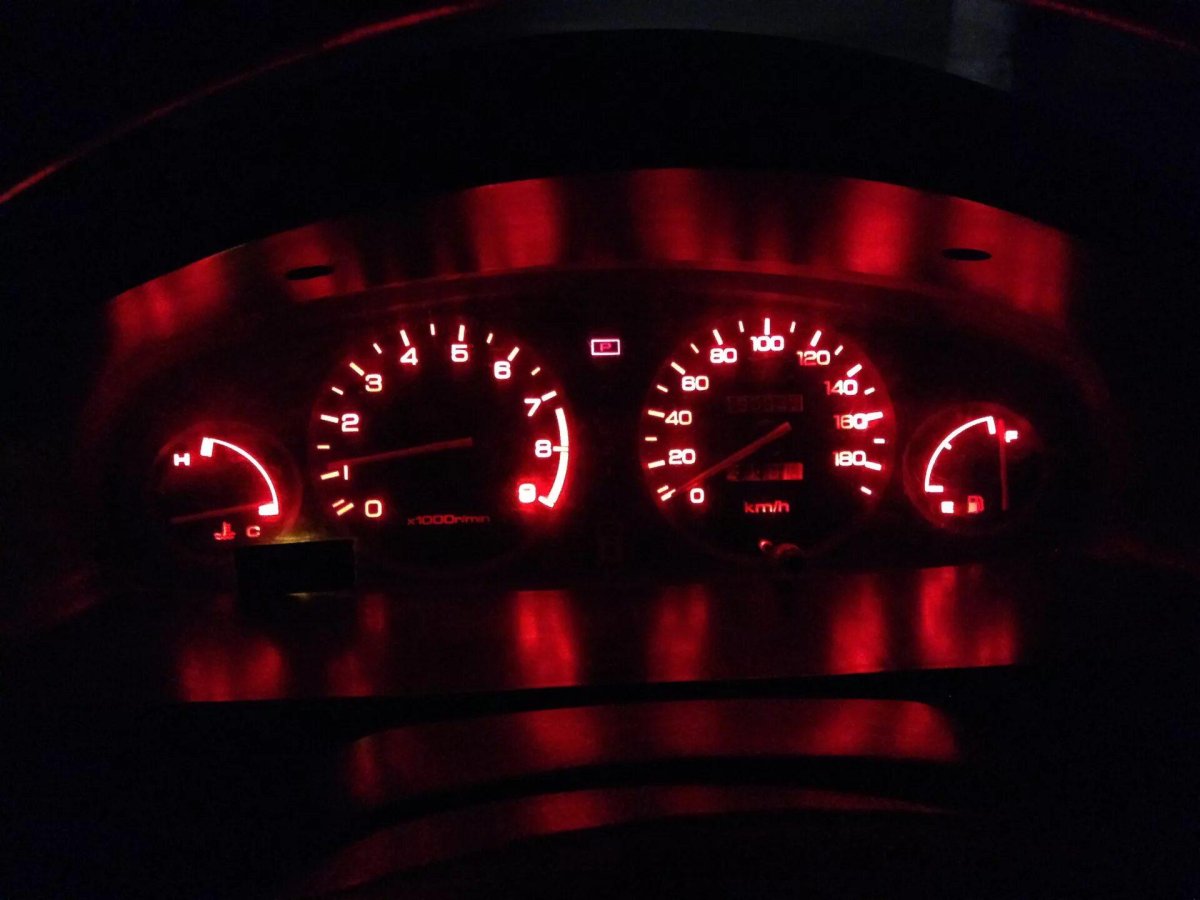 Honda Prelude 5 Пересвет панели