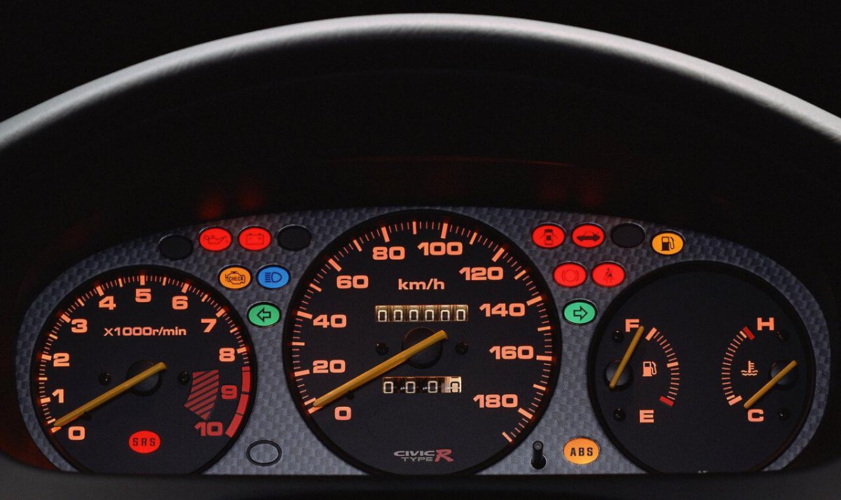 Honda Civic Type r 6 приборная панель
