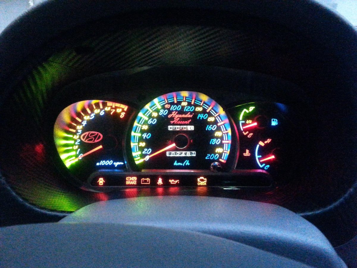 Спидометр на Хендай акцент ТАГАЗ
