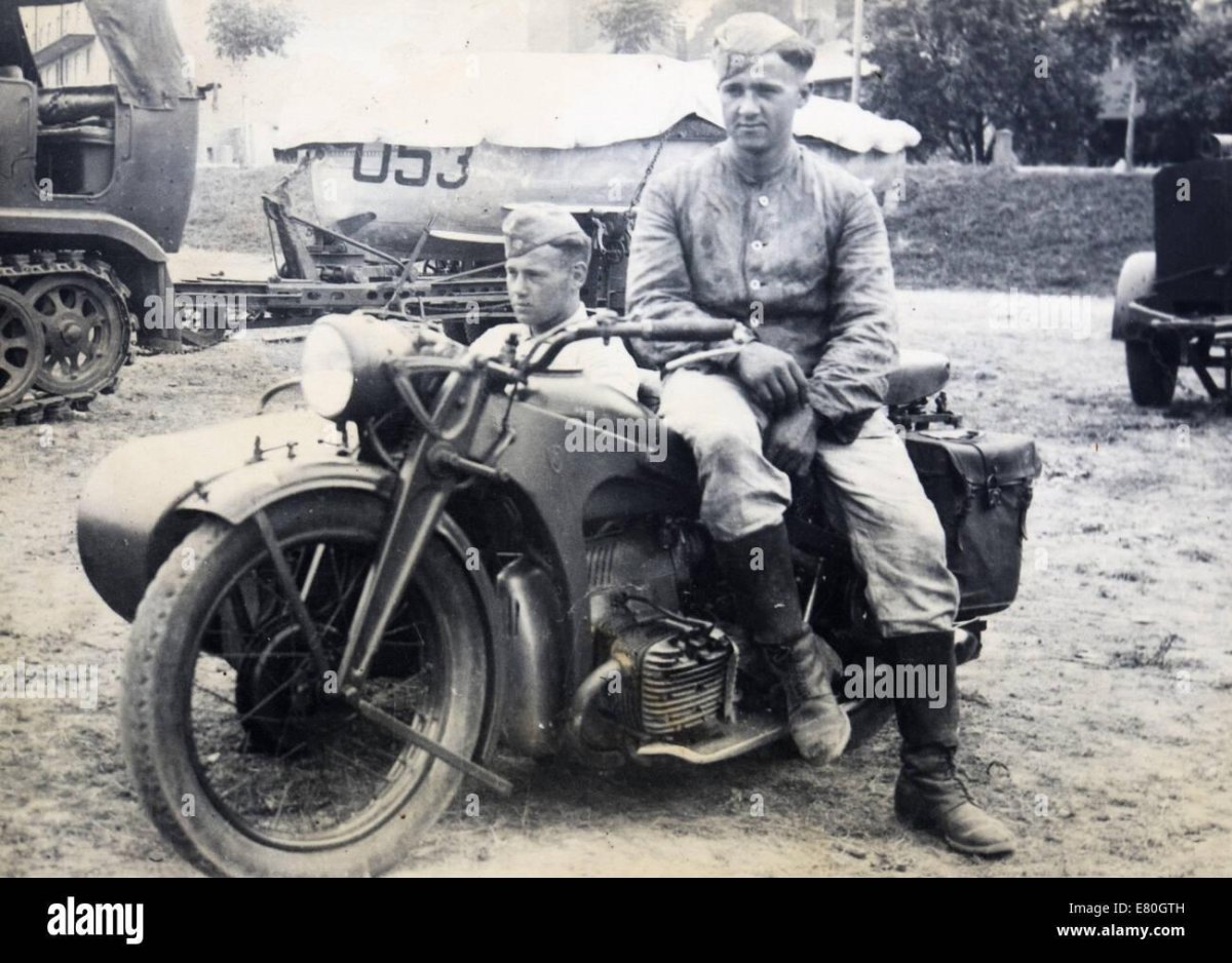 Triumph 1940 мотоцикл Вермахт