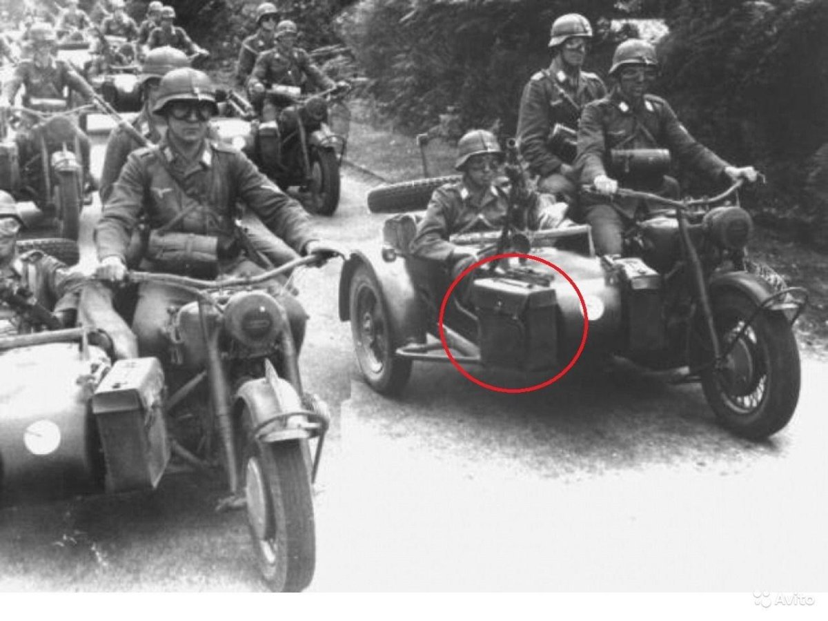 Мотоцикл БМВ 2 мировой войны