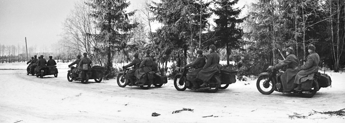 Мотоцикл БМВ 1941 года