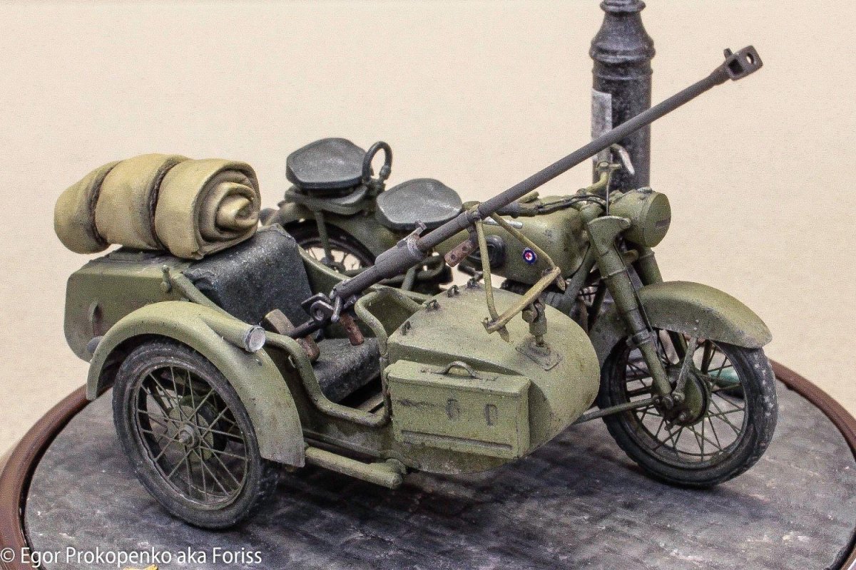 Миномет на мотоцикле м-72